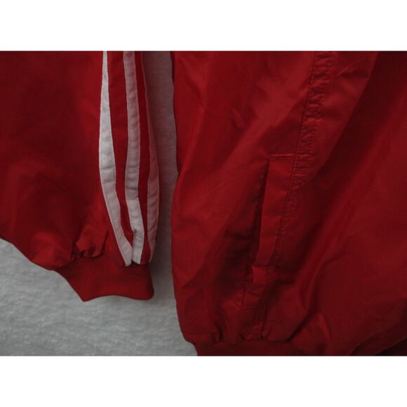 NWT Vtg 90s Y2K Adidas Team Jefferson V-Neck Pullover Lined Jacket Sz Large - Picture 7 of 12